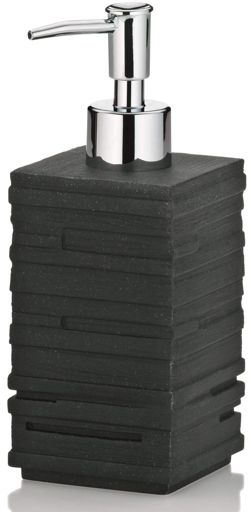 Kela "Posidon Poly Liquid Soap Dispenser, Plastic, Black