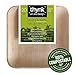 Thynk Palm Leaf Plates - 8 Inch Square - All Natural 100% Biodegradable and Compostable - Disposable Dinnerware - Perfect Party Plates - 20 Count