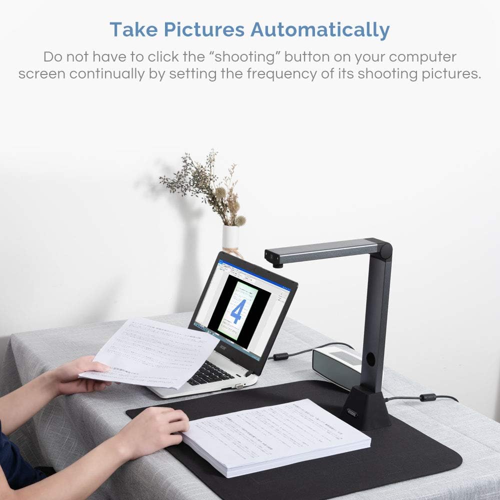 iCODIS Document Camera X3, High Definition Portable Scanner, Capture Size A3, Multi-Language OCR, English Article Recognition, USB, SDK & Twain, Powerful Software : Electronics