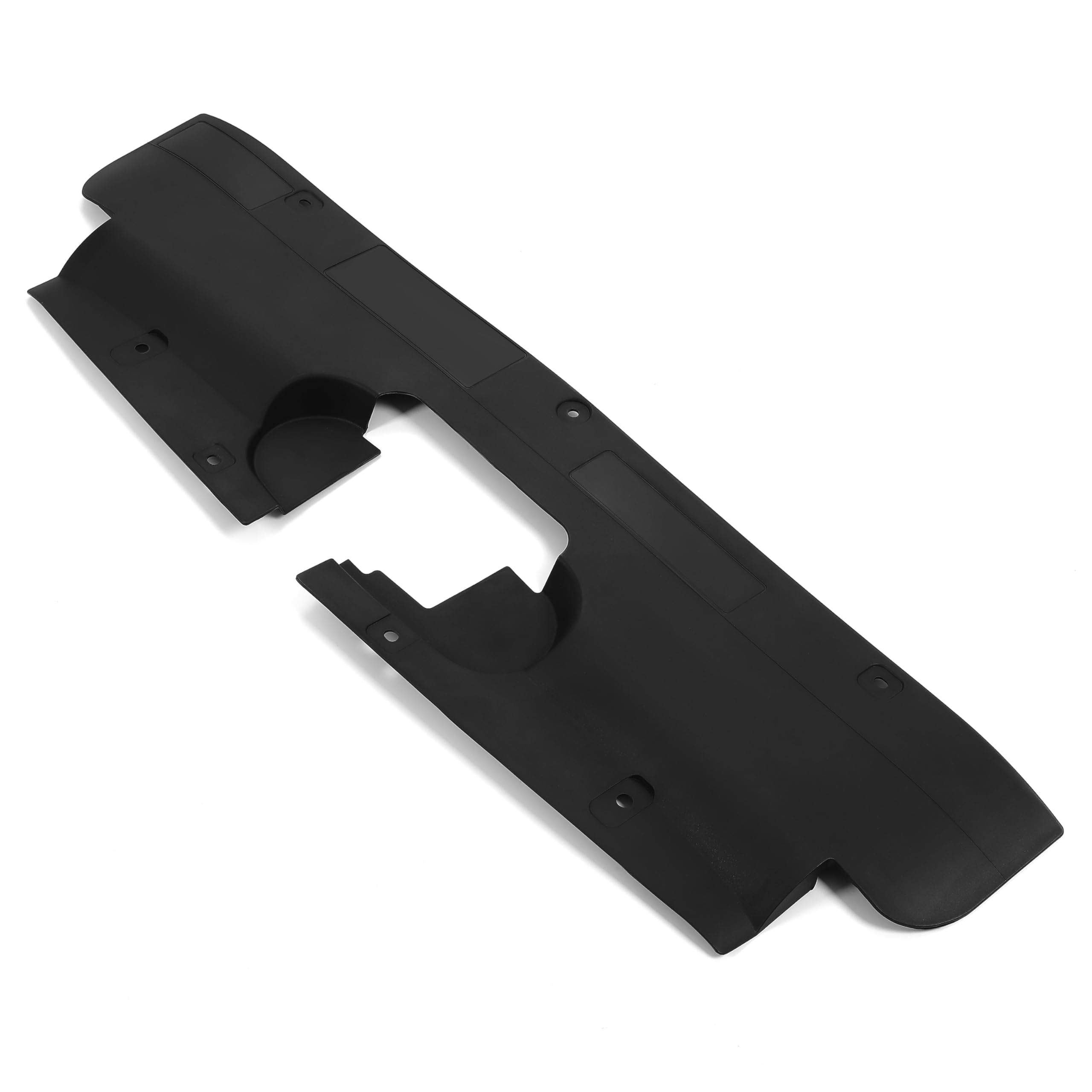 Photo 1 of HECASA Radiator Support Cover Compatible with 2003-2007 Chevy Chevrolet Silverado/GMC Sierra 1500 2500HD 3500 Replacement for 15809932 GM1224146 Upper Air Baffle Panel PP Plastic Black
