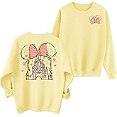 UYIQL Magical Kingdom Sweatshirt for Women Cute Graphic Sweatshirts Funny Magical Long Sleeve Pullover Top