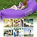 Prodigen Inflatable Lounger Chair, Air Sofa Inflatable Couch Outdoor Anti-Air Leaking Waterproof Portable Inflatable Hammock Air Couch for Pool, Floor, Camping, Beach (Purple)