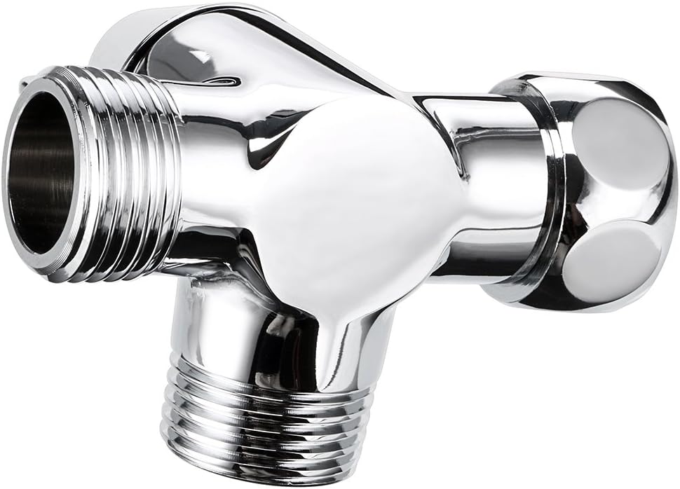 IGNPION Brass 2 Way Diverter For Hand Shower 1 2 Inch T Adapter Shower