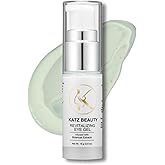 Katz Beauty Revitalizing Eye Gel, 0.5 oz - Hydrating, Brightening & Puffiness-Reducing Eye Cream with Aloe & Cucumber