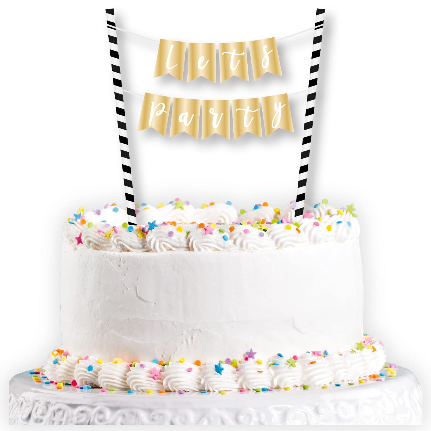Amscan 9913751 Sparkling Celebr Cake Garland
