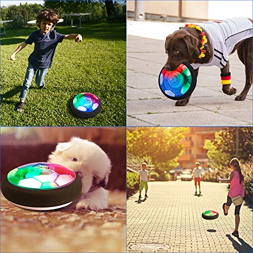Verkstar Kids Toys Rechargeable Air Power Soccer Ball, Kids Disk Hover Ball Equipped, Time Killer for Boys/Girls Sports Toys Foam Bumpers for Indoor Outdoor Activities