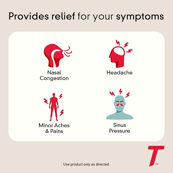 TYLENOL SINUS + HEADACHE DAYTIME NON-DROWSY RELIEF CAPLETS, ACETAMINOPHEN 325MG, NASAL DECONGESTANT FOR SINUS PRESSURE, HEADACHE & NASAL CONGESTION RELIEF, 24 CT