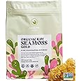 Organic Sea Moss Raw Gold - Makes 75oz of Seamoss Gel Rich in Vitamins & Minerals, Certified Non-GMO, Wildcrafted, Sundried Superfood - 100 gram Bag