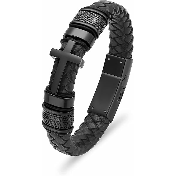 CLEMITRA athlete 健康アクセサリー 黒 Amazon.com: constantlife Cross Cremation Bracelet for Ashes