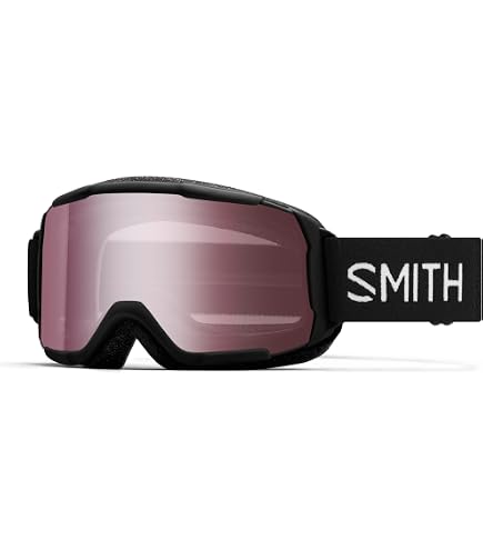 Amazon.com : Smith Grom Snow Goggles Black/Green Sol-X Mirror
