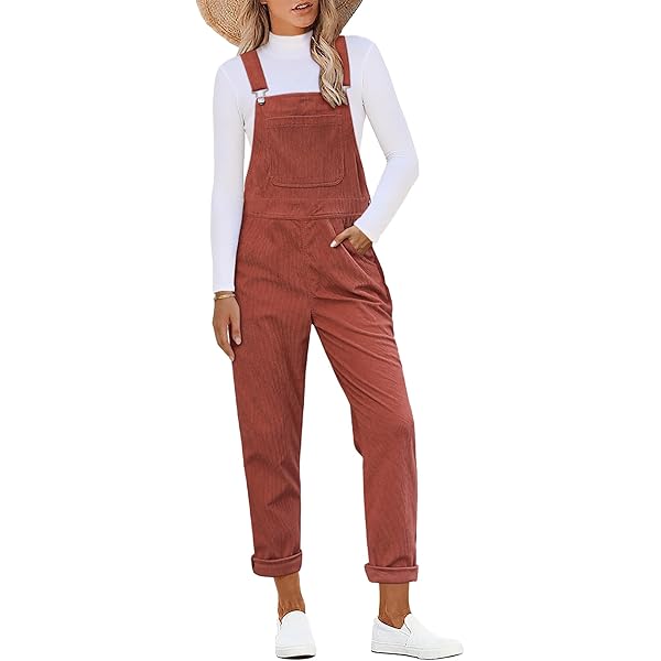 APPLEBUM　 CORDUROY OVERALLCORDUROY Amazon.com: Luvamia Women's Apricot Brandy Corduroy Overalls