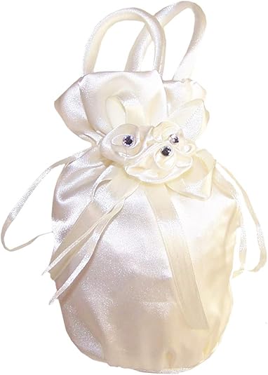 flower girl bags ivory