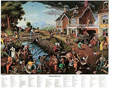 Laminated Proverbidioms Art Poster Print by T. E. Breitenbach, Fantasy 28x22