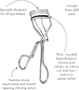 Tweezerman Classic Lash Curler Wide-Awake Lifted Look 3 Replacement Pads view 8