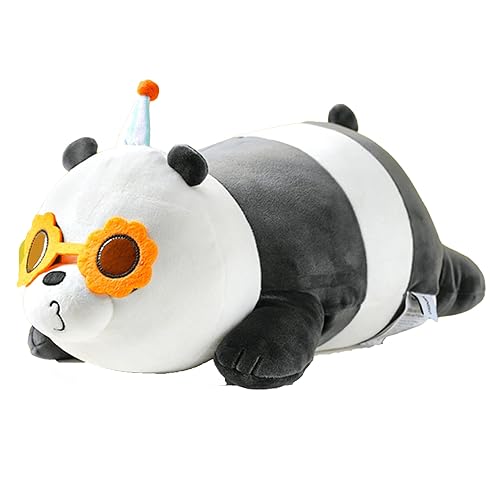 MINISO We Bare Bears Panda Plush Toy 15-Inch, Sleeping Pillow for