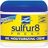 SULFUR8 Fresh Oil Moisturizing Medicated Anti-Dandruff Creme 4 oz &ndash; Helps Control Dandruff, Moisturizes Dry Scalp, Clean &amp; Fresh Fragrance, For All Hair Types