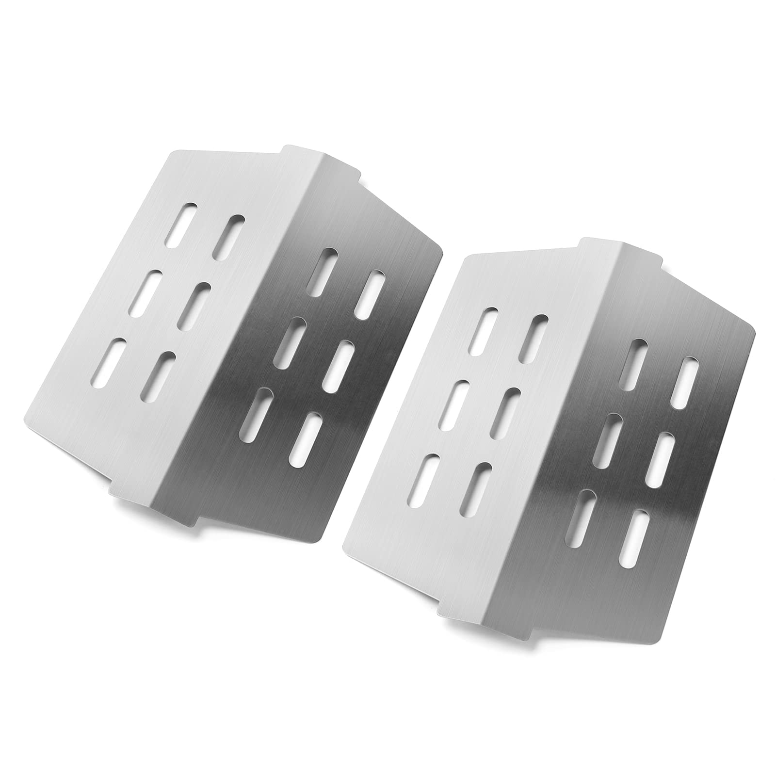 GFTIME 33.7CM Heat Deflector for Weber Genesis 300 Series - E310 E320 E330 S310 S320 S330 (with Front Control Knob), Stainless Steel Heat Shield Grill Spare Parts for Weber 7622, 65505