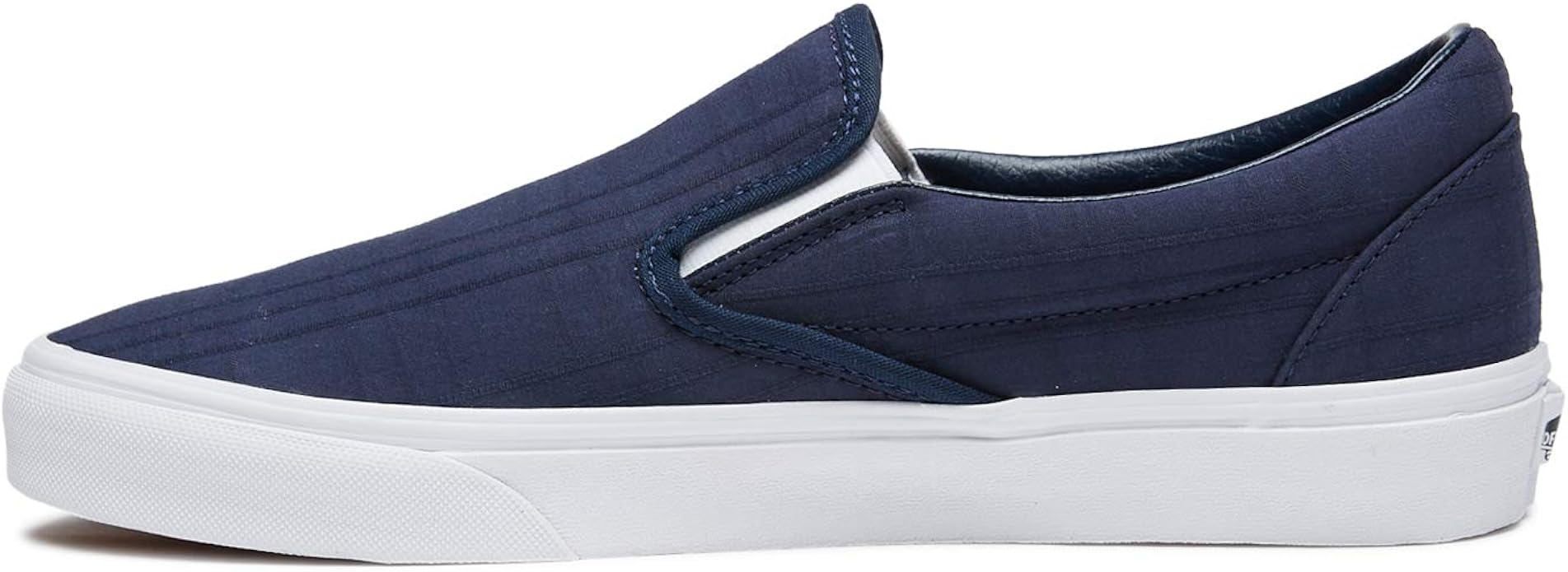 tonal plaid slip on vans