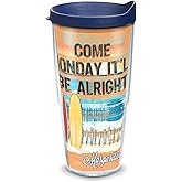 Tervis 1319374 Margaritaville - Come Monday Insulated Tumbler with Wrap and Lid 24 oz - Tritan Clear