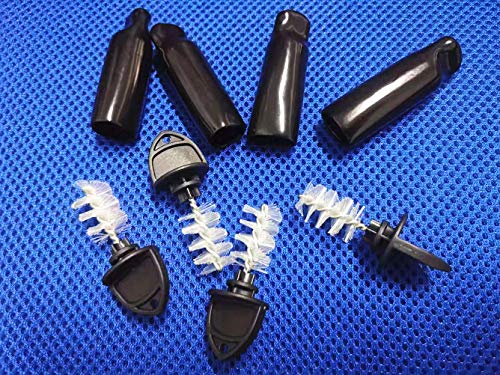 8 Pieces Draft Beer Faucet Cap & Plug Brush - Rubber Tap Soother Sanitary Covers - Thumbnail 4