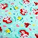 Disney Ariel, Flounder, and Sebastian Fleece Throw - - The Little Mermaid