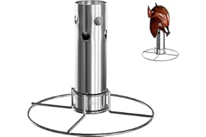 BBQ Future Beer Can Chicken Holder for Charbroil Turkey Fryer Accessories 4897766R06, Stainless Steel Chicken Roaster Stand for Charbroil Big Easy Turkey Fryer - Turkey Infuser Stand Barbeque