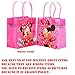 Disney Mickey and Minnie Mouse Reusable Premium Party Favor Goodie Small Gift Bags 12 (12 Bags)