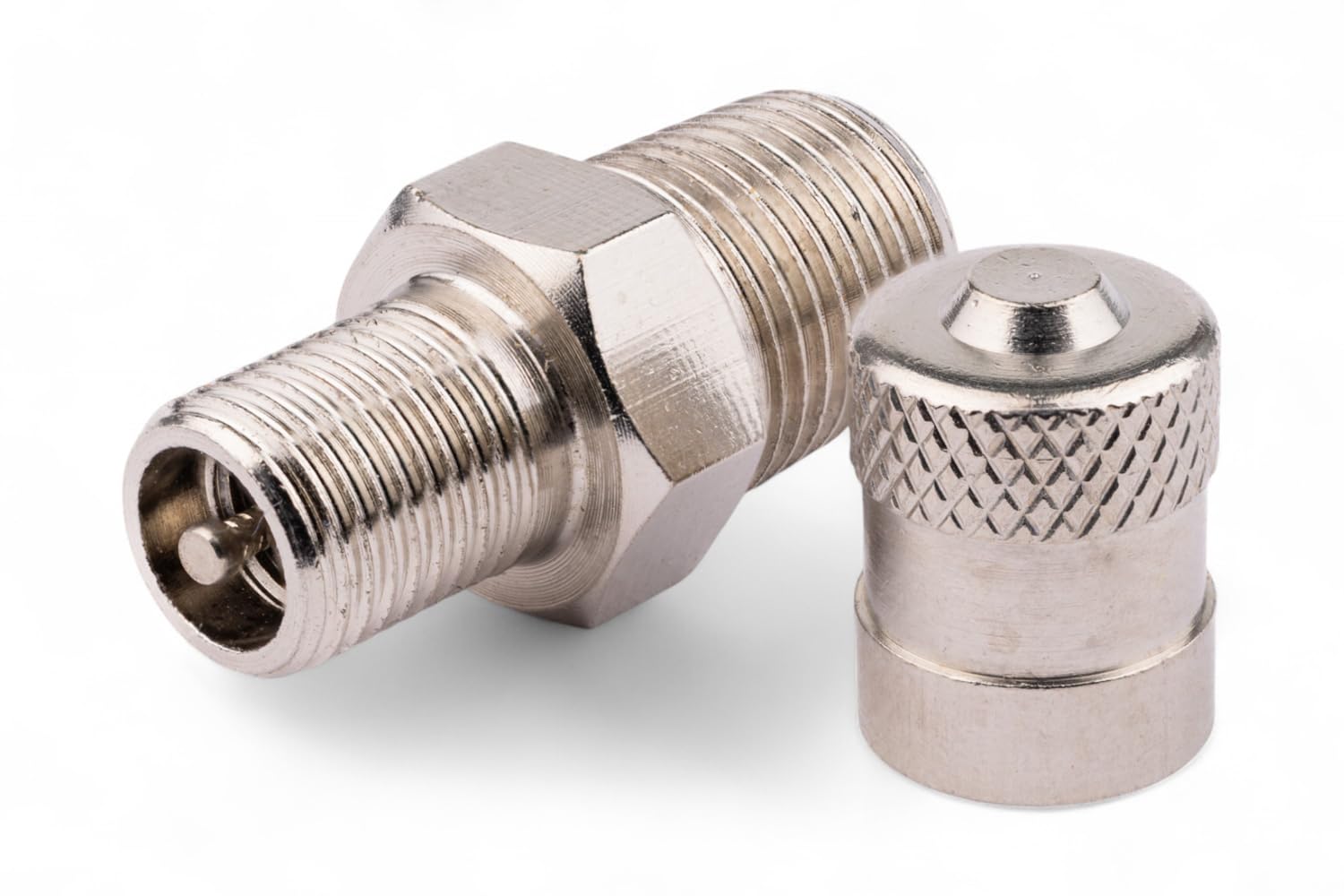 AIRRIDE SUPPLIES 1/8" BSP AG to Vg8 Schrader Auto Valve Adaptor Screw On Valve Insert for Air Pneumatic Heat Pump