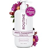 Routine Wellness Anti-Thinning Deep Conditioner for Thinning Hair - DHT Blocker for Hair Loss in Men & Women - Promotes Healthy Hair - Rose Hips 14oz