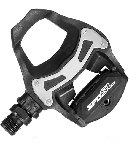 Amazon.com : Shimano SPD-SL PD-R550 Road Pedals - Black : Sports