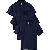 Gildan Unisex-Child DryBlend Short Sleeve Polo, Style G8800b, 3-Pack