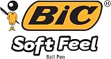 BIC Soft Feel Ballpoint Pens Retractable Black 1.0 mm Pack of 12 view 4