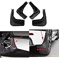 4Pcs Mud Guards Auto Mud Flaps Splash Guards Exterior Guards Fender Compatible with Nissan Tiida Versa 2011-2021 2022 2023 2024 2025 2026 Mudguards Mudflaps (Not fit for Nissan Versa Note)