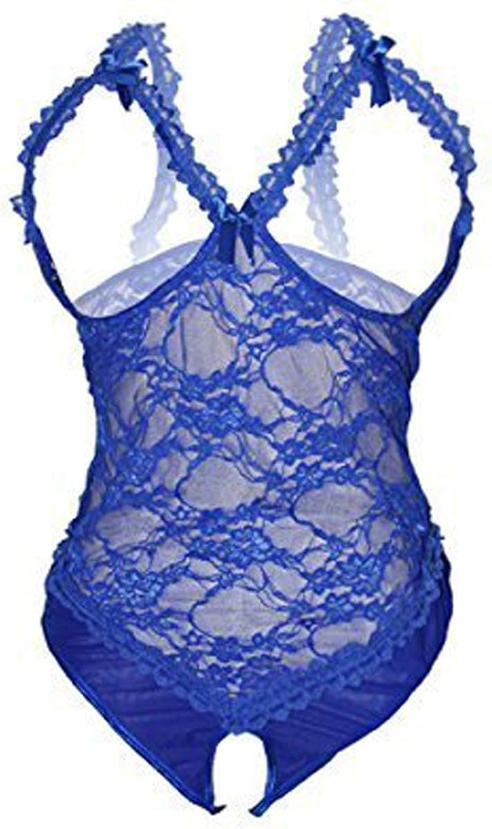 ADESUGATA Damen Spitze Reizwäsche,Sexy Babydoll Dessous Set,Damen Body