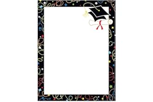 Great Papers! Grad Swirls Letterhead, 50 Count, 8.5"x11" (2012047)