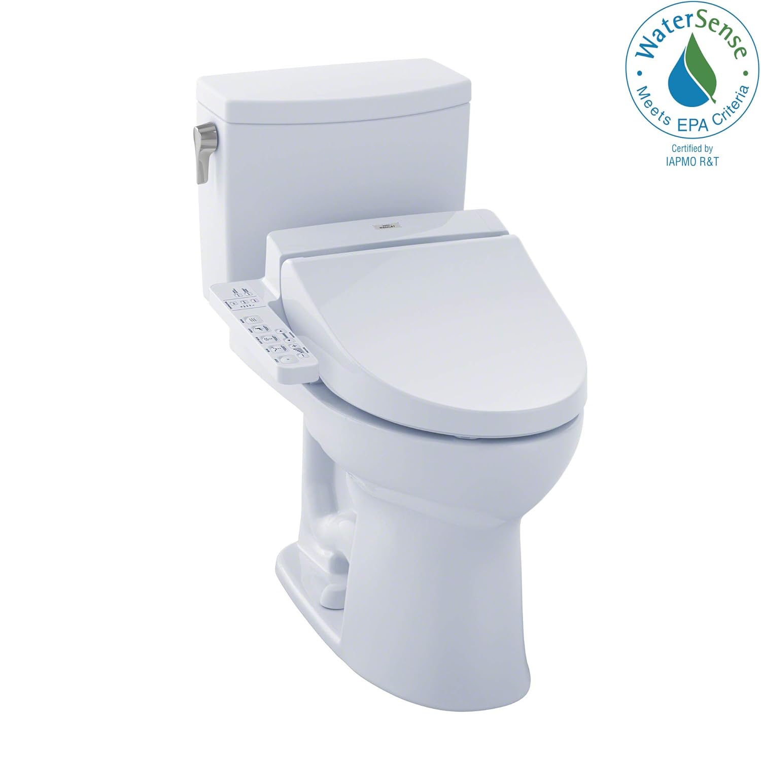TOTO MW4542034CUFG#01 C100 WASHLET+ Kit, Drake II 1G Elongated 1.0 GPF
