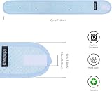 KinHwa 3 Pack Spa Facial Headbands Adjustable Microfibre Blue view 2