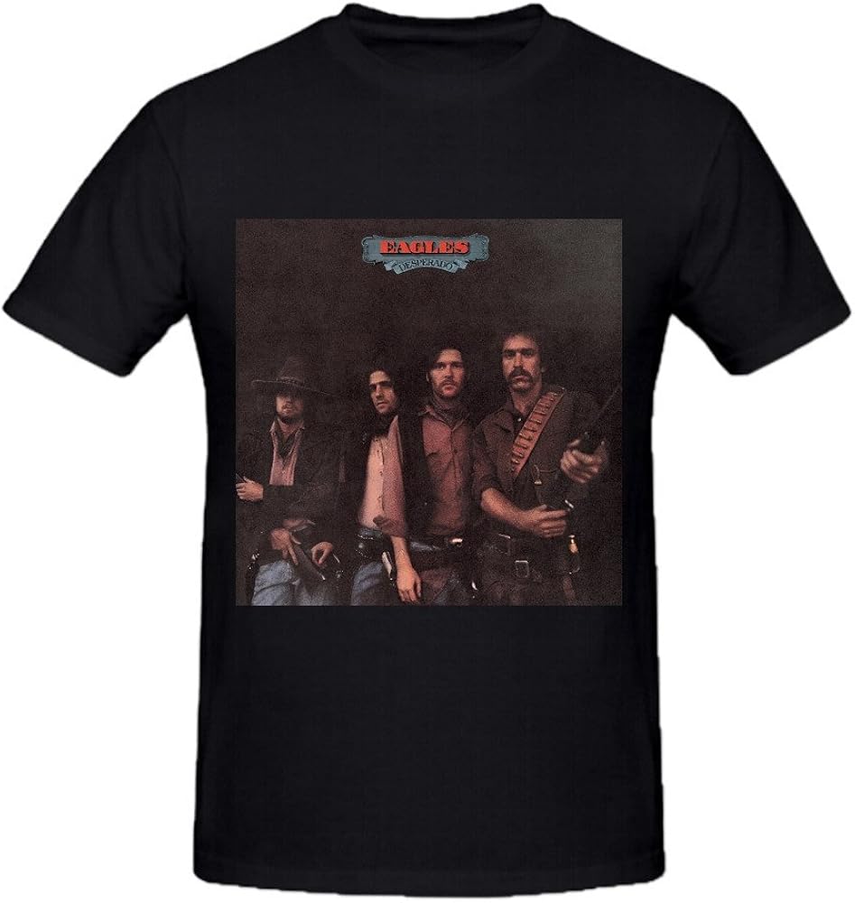 Eagles Desperado (remastered) Sport T Shirt For Men Crew Neck Large