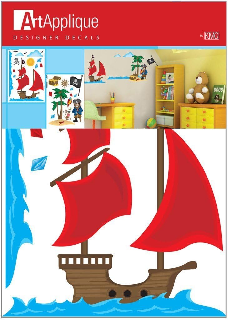 Art Applique Pirates Designer Wall Decor Vinyl Decal Sticker