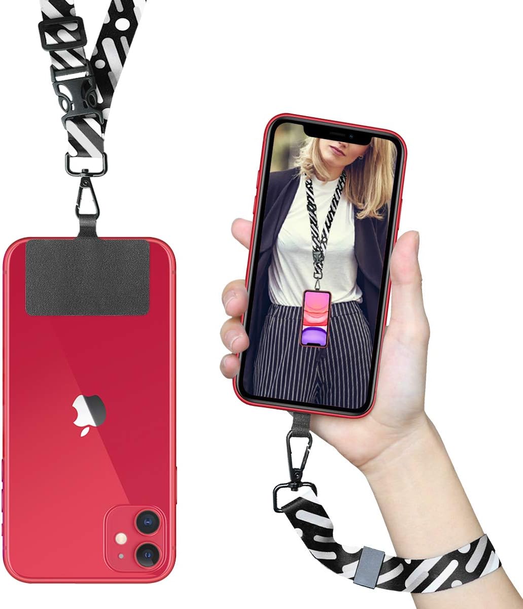 ROCONTRIP Phone Lanyard Patch Neck Strap Lanyard with Detachable
