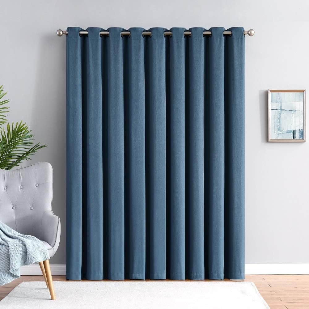 2 Panels Warm Home Designs 1 Pair Of Long Length 37 X 96 Textured Metallic Silver Color Insulated Thermal 100 Blackout Curtains For Bedroom With Grommets Total Width Is 74 Inches Ma