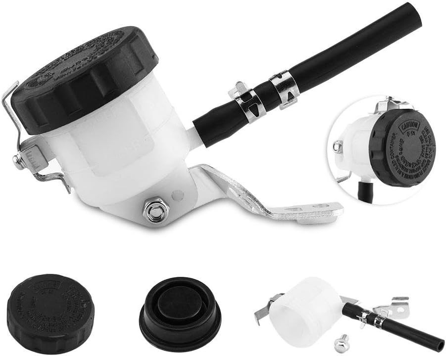 Brake Master Cylinder Oil Reservoir Fluid Bottle Bracket, Low Profile Brake Fluid reservoir for Motorcyclemotorcycle brake reservoir - Image 4