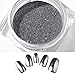 Saviland 2pcs 1g Magic Mirror Black Nail Glitter Powder Nail Art Chrome Pigment Dust Manicure DIY Nail Decoration