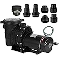 SHZOND Swimming Pool Pump 1.5HP 110/220V, Pool Pump Single Speed 1100W, 6500 GPH In/Above Ground Pool Pumps for Pools, Spas, Hot Tubs, Fountains, and Water Circulation Systems