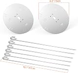OnlyFire BRK-6038 Stainless Rotating Skewer System for Rotisserie Grills view 2