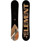 5th Element Men's Freestyle All-Mountain Twin Snowboard | Designed for Beginner and Intermediate Riders, Flex 2/10, Easy to Ride, Compatible with Most Bindings, Wide Sizes Available