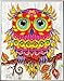 Diamond Painting DIY 5D Special Shape Rhinestones, ABEUTY Colorful Owl on The Tree, Partial Drill Crystal Diamond Dotz Kits