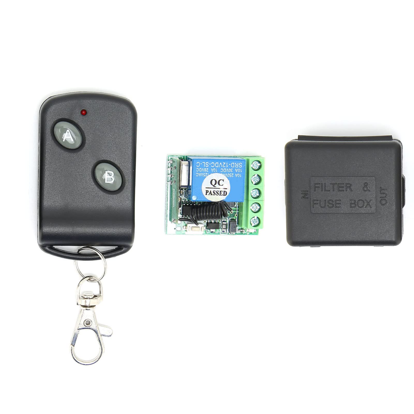 Wireless Relay Remote Control Convenient, Ultra‑small Body The Signal Can Pass Through, Floors and Doors Control The Receiver Stably From Anywhere