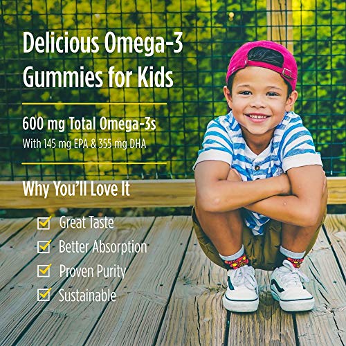 Nordic Naturals Children’s DHA Gummies, Tropical Punch 30 Gummies