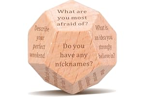 AMBREGRISSUN Ice Breaking Team Games for Women Men Coworker Colleague Ice Breaking Dice Game Team Office Gifts Conversation Starter Gifts for Her Him Friends Team Building Work Office Gifts for Women Men Birthday
